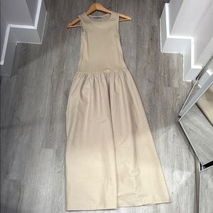 Mango Ribbed Beige Top